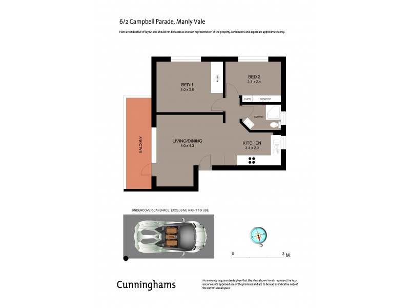 6/2 Campbell Parade, Manly Vale NSW 2093 Floorplan