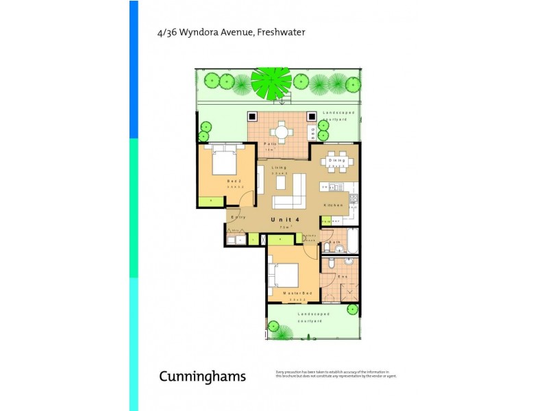 1/36 Wyndora Avenue, Freshwater NSW 2096 Floorplan