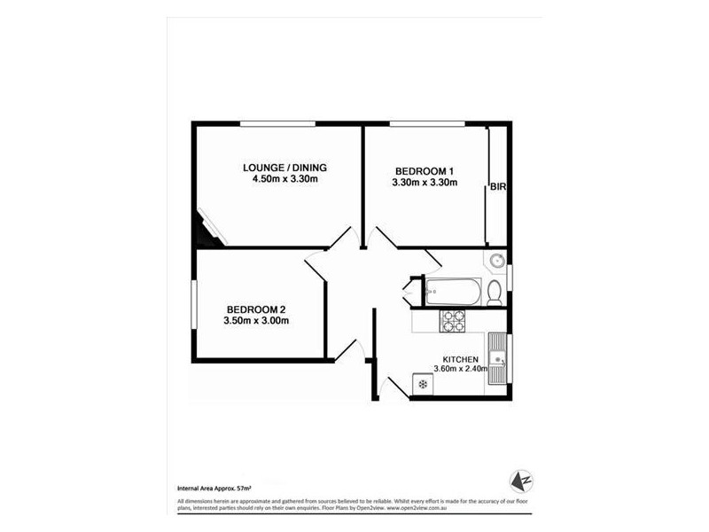 2/9 Thornton Street, Fairlight NSW 2094 Floorplan
