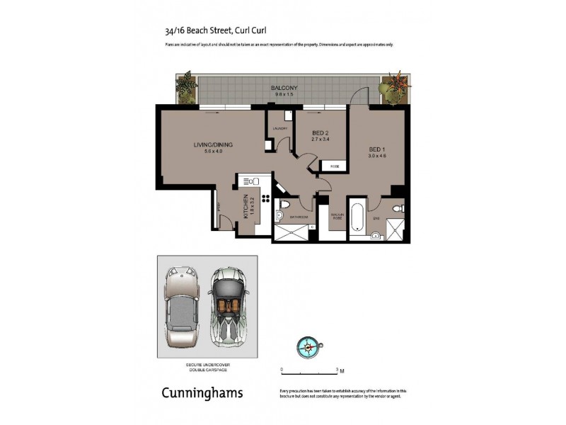 34/16-18 Beach Street, Curl Curl NSW 2096 Floorplan
