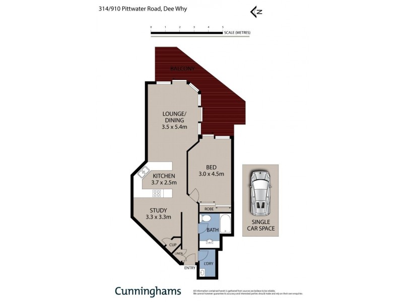 314/910 Pittwater Road, Dee Why NSW 2099 Floorplan