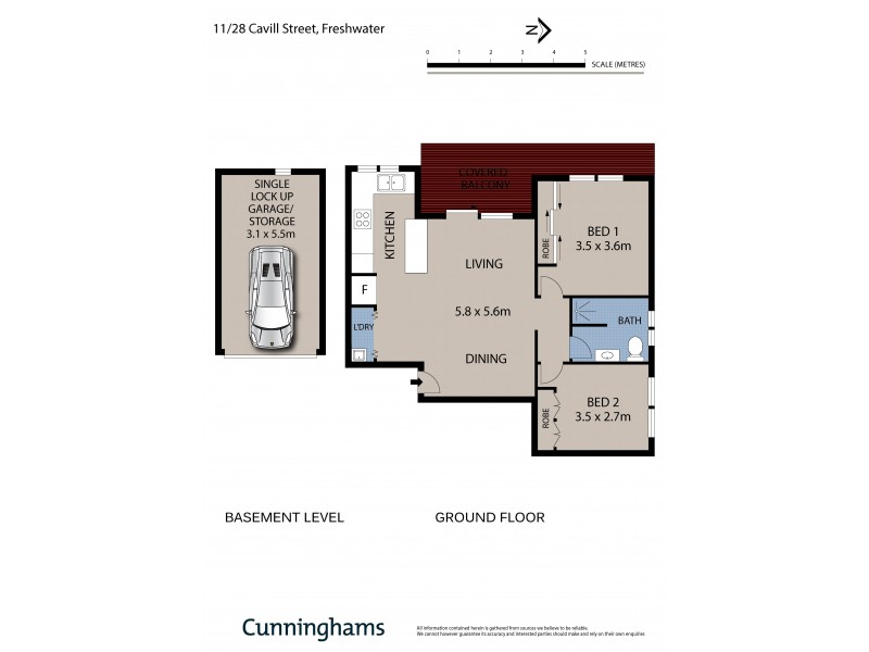 11/28  Cavill Street, Freshwater NSW 2096 Floorplan