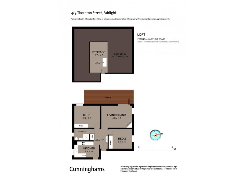 4/9 Thornton Street, Fairlight NSW 2094 Floorplan