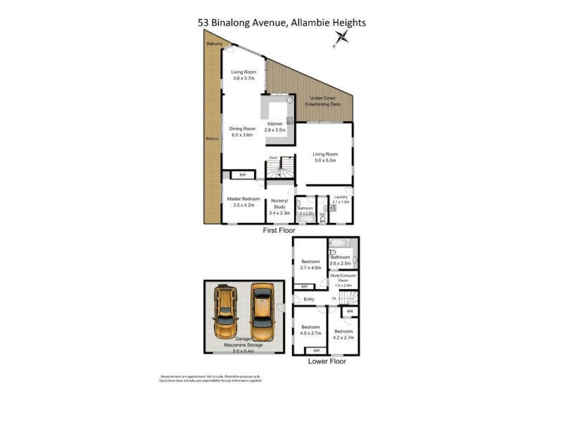 53 Binalong Avenue, Allambie Heights NSW 2100 Floorplan