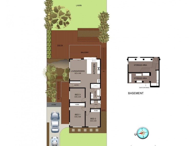 1 Marinella Street, Manly Vale NSW 2093 Floorplan