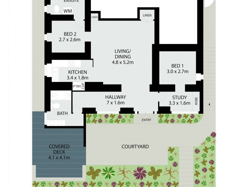 2/35 Lauderdale Avenue, Fairlight NSW 2094 Floorplan