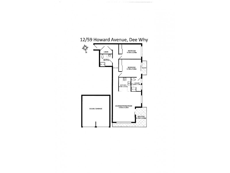 12/59-63 Howard Avenue, Dee Why NSW 2099 Floorplan