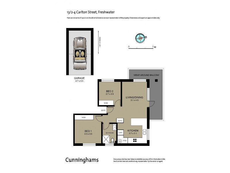 13/2 Carlton Street, Freshwater NSW 2096 Floorplan