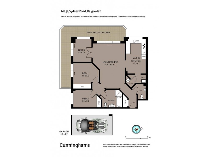 6/343 Sydney Road, Balgowlah NSW 2093 Floorplan