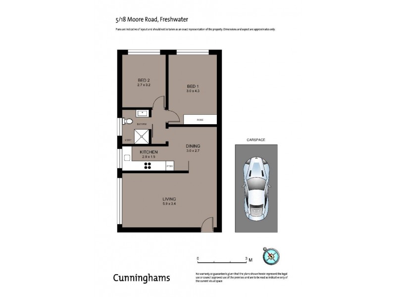 5/18 Moore Road, Freshwater NSW 2096 Floorplan