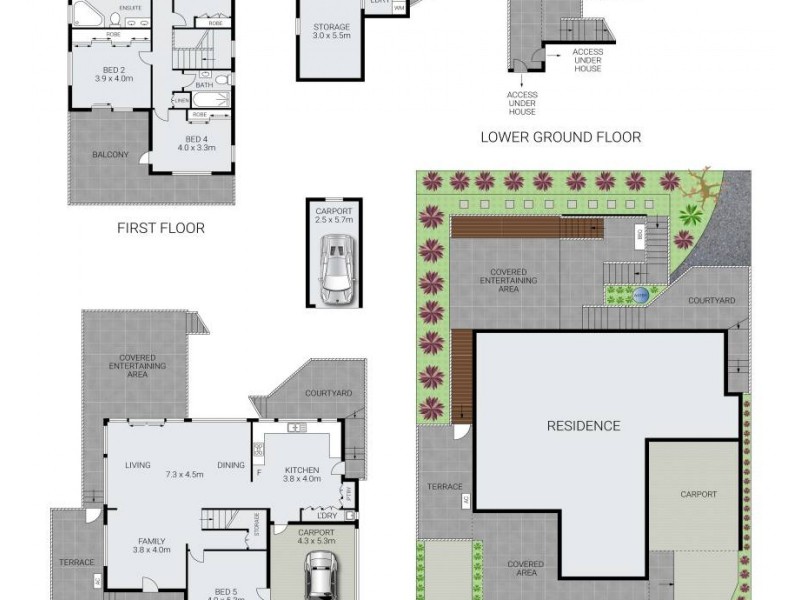 3 Moore Street, Clontarf NSW 2093 Floorplan
