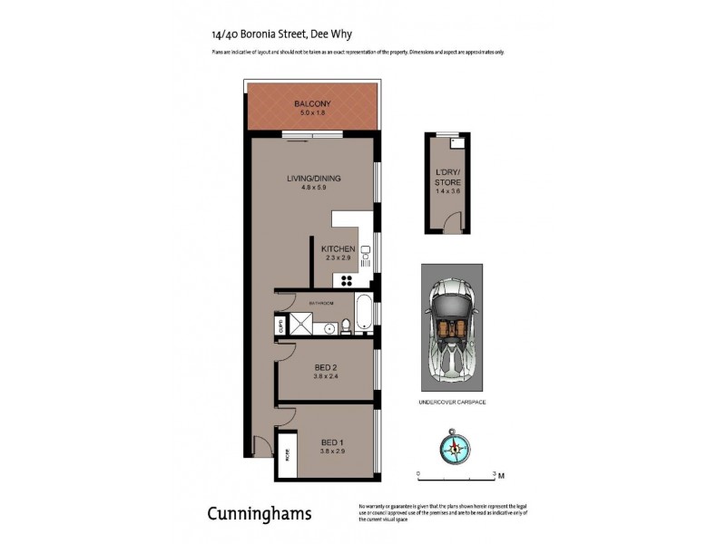 14/40 Boronia Street, Dee Why NSW 2099 Floorplan