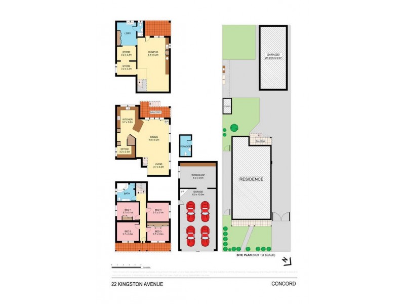 22 Kingston Avenue, Concord NSW 2137 Floorplan