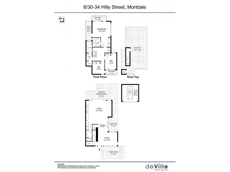 8/30-34 Hilly Street, Mortlake NSW 2137 Floorplan