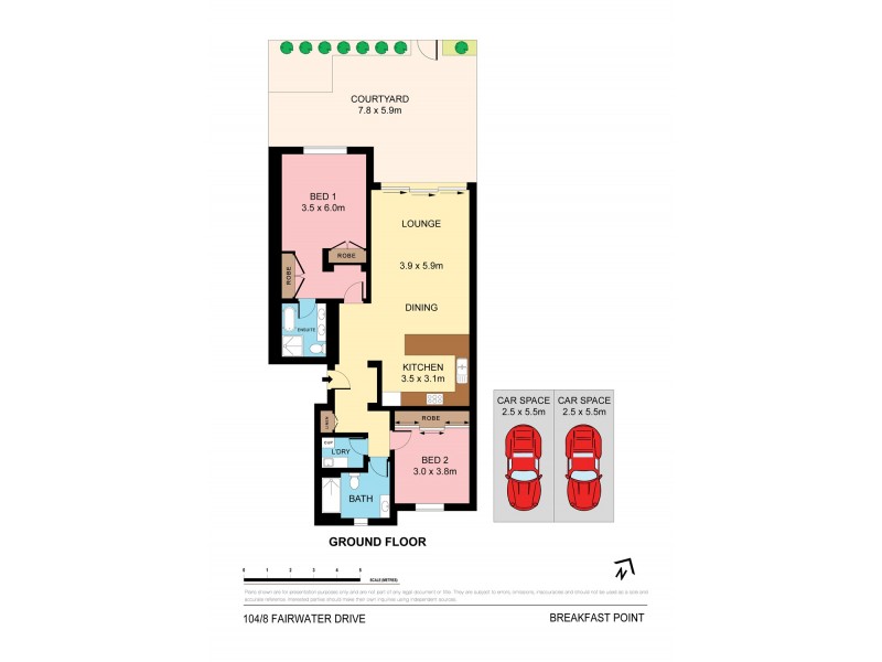 104/8  Fairwater Close, Breakfast Point NSW 2137 Floorplan