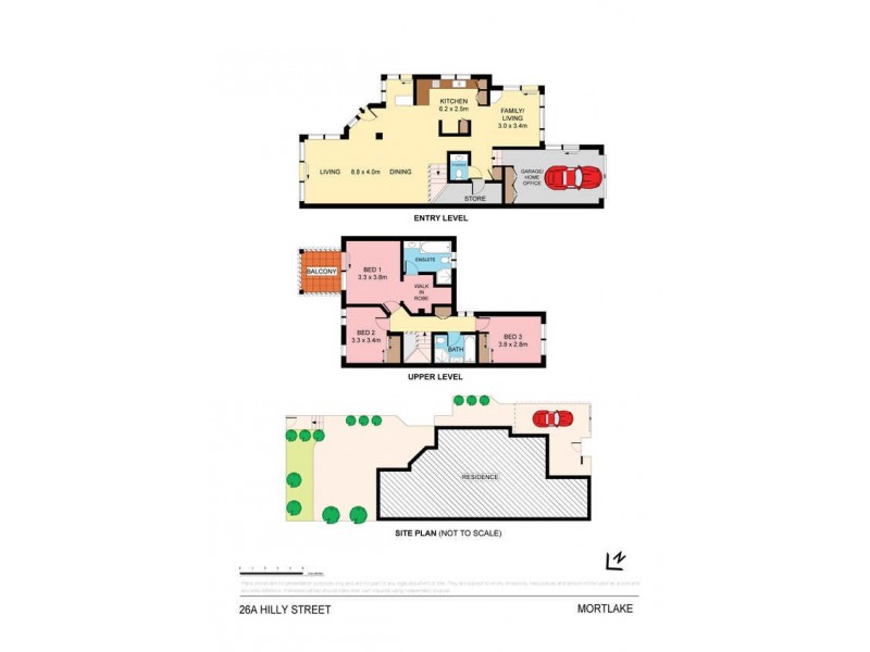 26A Hilly Street, Mortlake NSW 2137 Floorplan