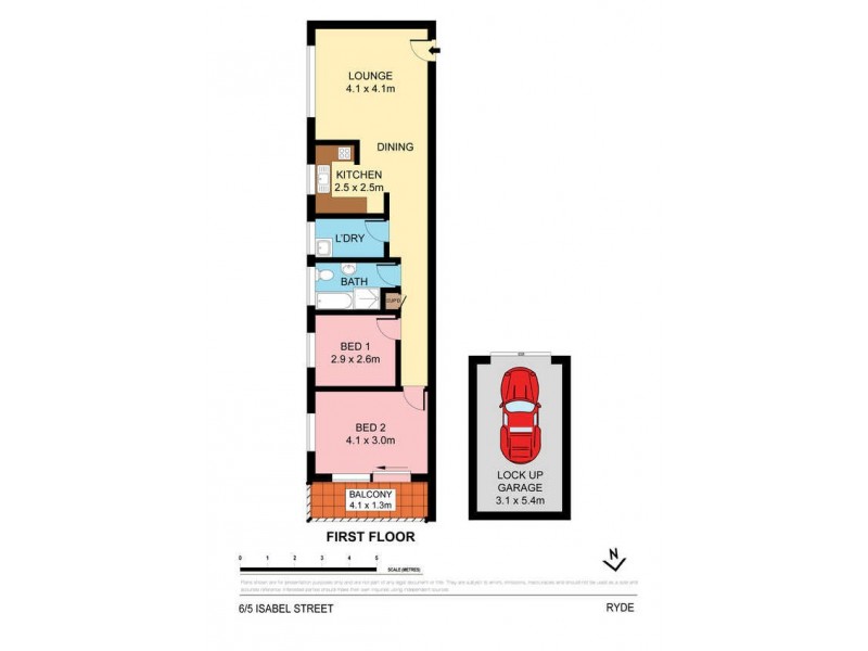 6/5 Isabel Street, Ryde NSW 2112 Floorplan