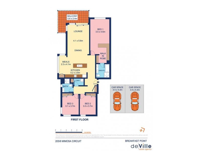 205/6 Mimosa Circuit, Breakfast Point NSW 2137 Floorplan