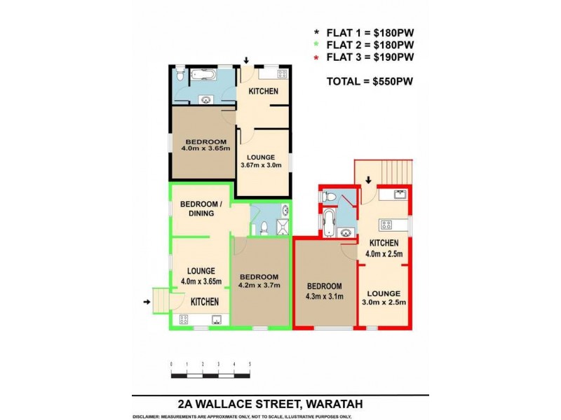 2A Wallace Street, Waratah NSW 2298 Floorplan