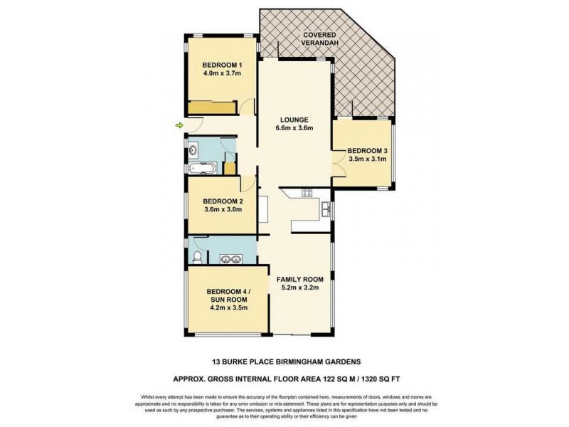 13 Burke Place, Birmingham Gardens NSW 2287 Floorplan