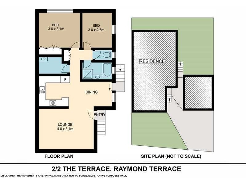 2/2 The Terrace, Raymond Terrace NSW 2324 Floorplan