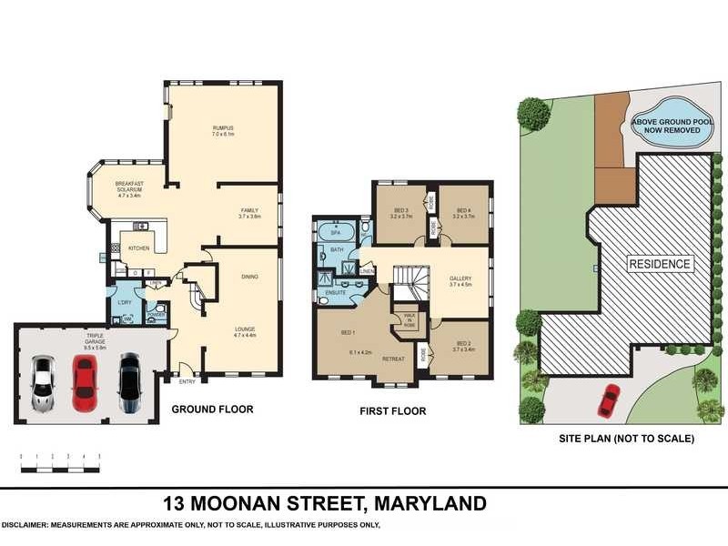 13 Moonan Street, Maryland NSW 2287 Floorplan