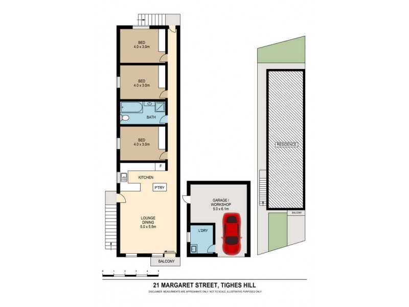 21 Margaret Street, Tighes Hill NSW 2297 Floorplan