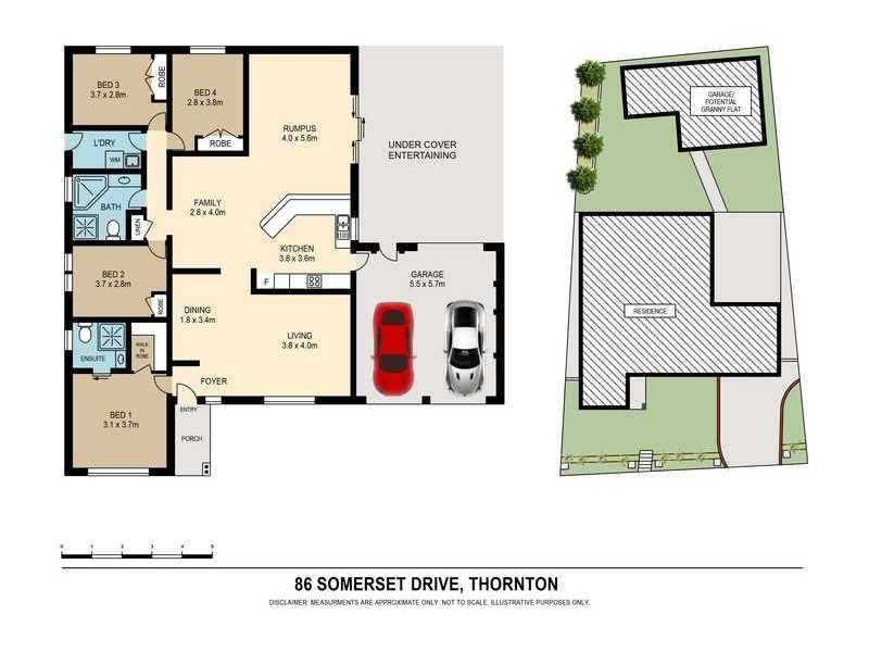 86 Somerset Drive, Thornton NSW 2322 Floorplan