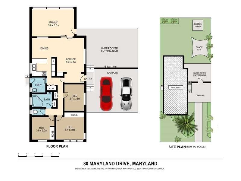 80 Maryland Drive, Maryland NSW 2287 Floorplan