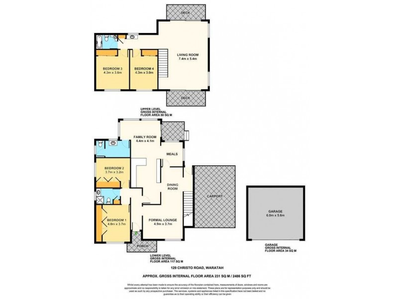 129 Christo Road, Waratah NSW 2298 Floorplan
