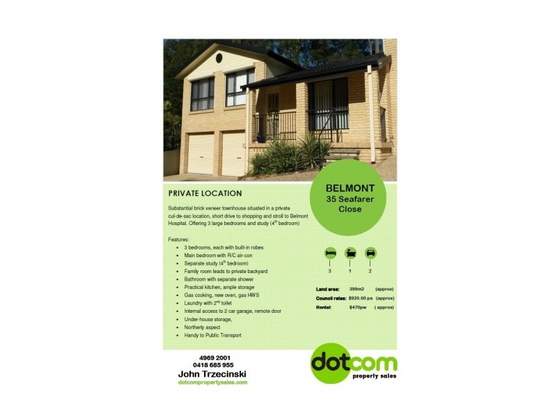 35 Seafarer Close, Belmont NSW 2280