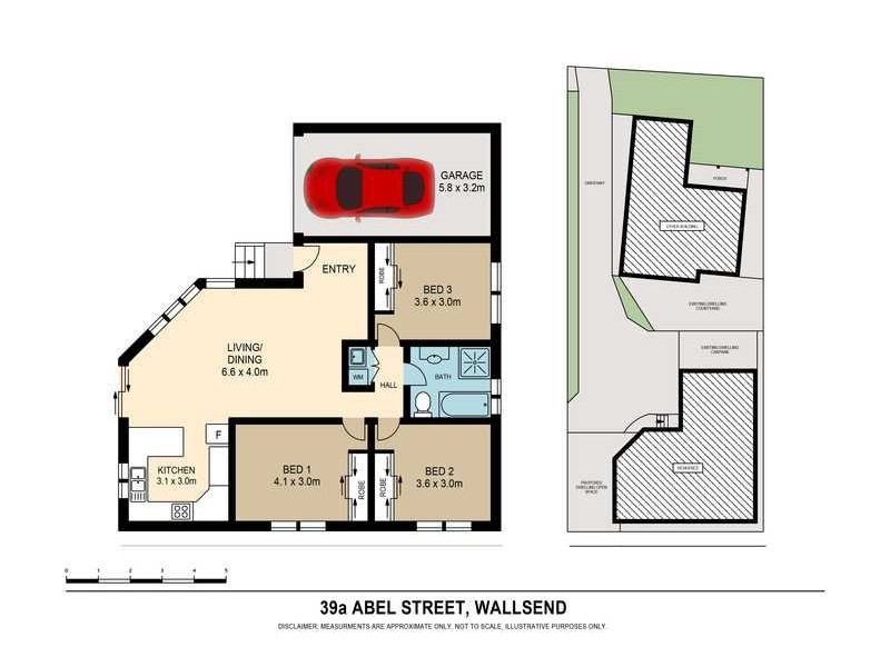 39A Abel Street, Wallsend NSW 2287 Floorplan