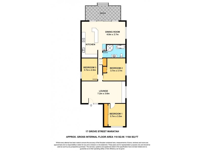 17 Grove Street, Waratah NSW 2298 Floorplan
