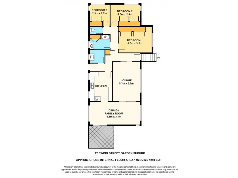 12 Ewing Street, Garden Suburb NSW 2289 Floorplan
