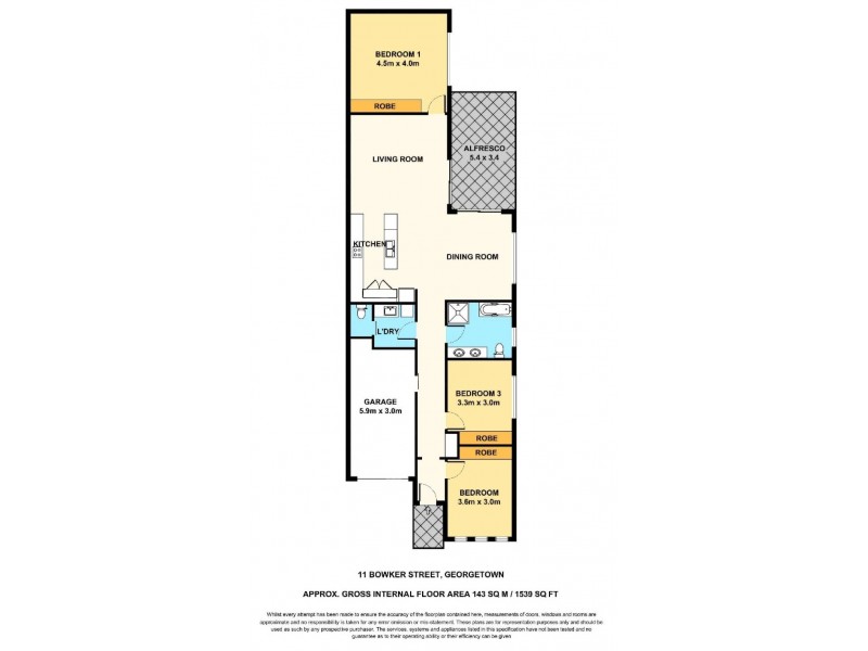 11 Bowker Street, Georgetown NSW 2298 Floorplan