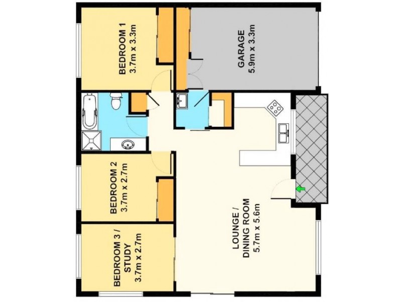 7/12 Wyangarie Close, Wallsend NSW 2287 Floorplan