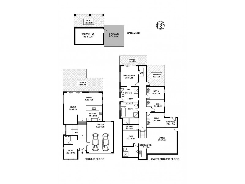 11 Mangalore Drive, Winston Hills NSW 2153 Floorplan