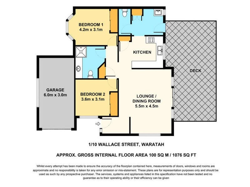 1/10 Wallace Street, Waratah NSW 2298 Floorplan