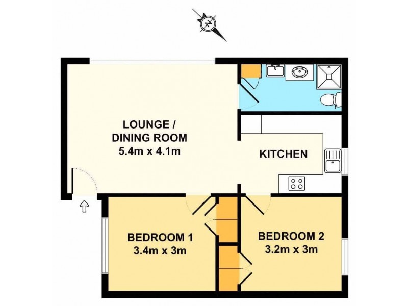 12/94 St James Road, New Lambton NSW 2305 Floorplan