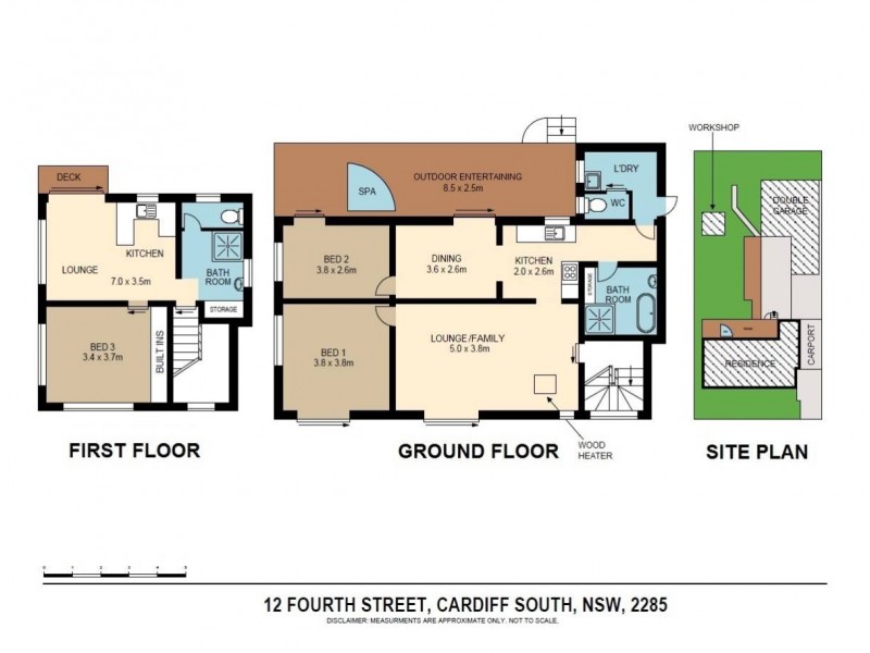 12 Fourth Street, Cardiff South NSW 2285 Floorplan