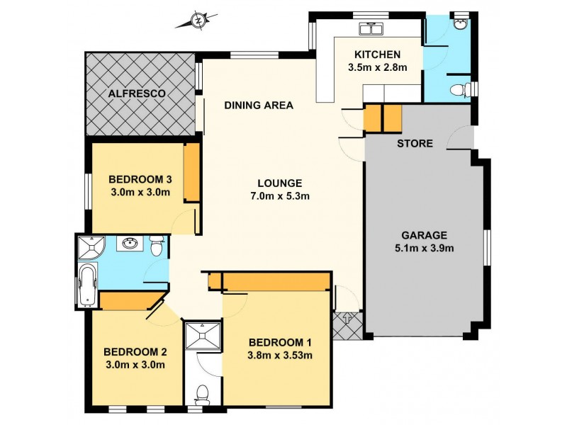 4 Whiteman Lane, Waratah NSW 2298 Floorplan