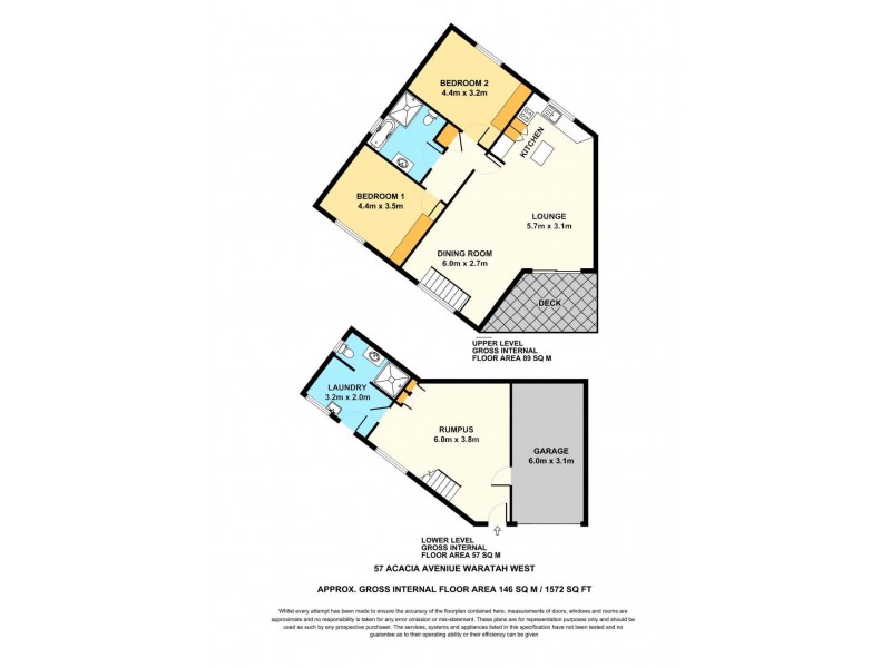57 Acacia Avenue, Waratah West NSW 2298 Floorplan