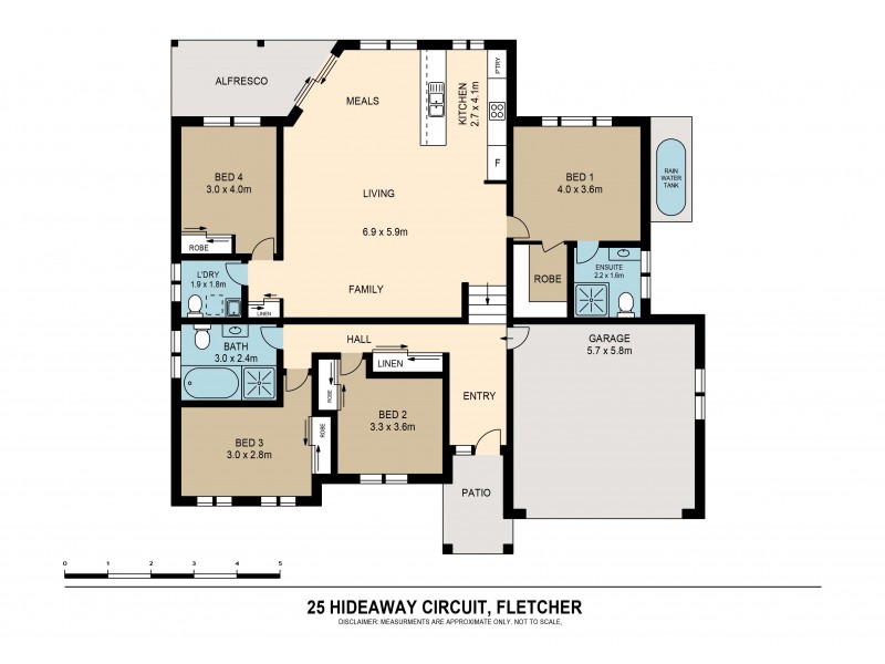 25 Hideaway Circuit, Fletcher NSW 2287 Floorplan