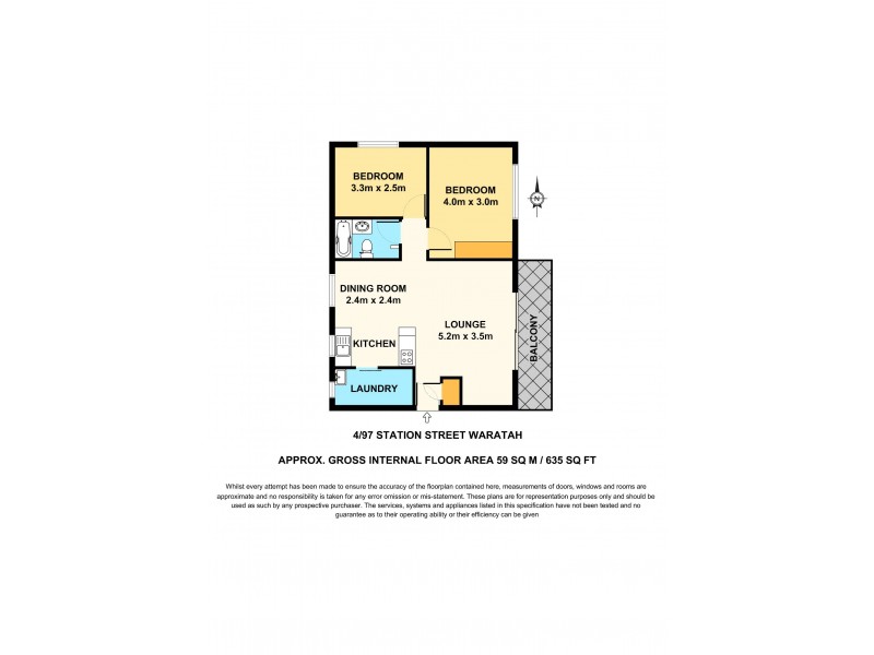 4/97 Station Street, Waratah NSW 2298 Floorplan