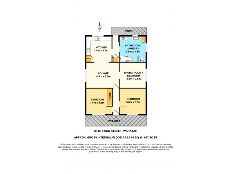 83 Station Street, Waratah NSW 2298 Floorplan