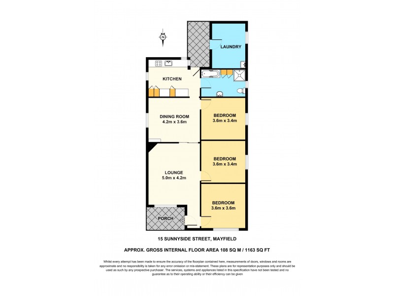 15 Sunnyside Street, Mayfield NSW 2304 Floorplan
