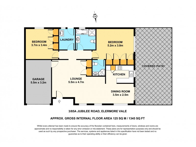 3/85A Jubilee Road, Elermore Vale NSW 2287 Floorplan