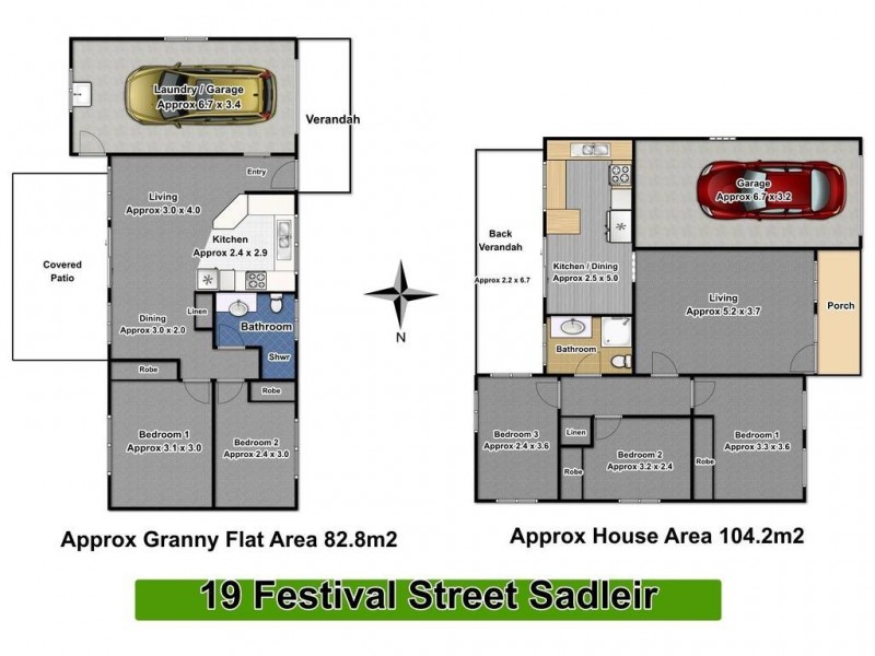19A & 19B Festival Street, Sadleir NSW 2168 Floorplan