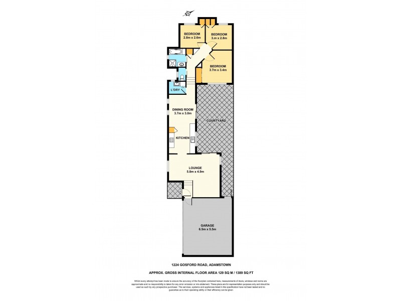 1/224 Gosford Road, Adamstown NSW 2289 Floorplan