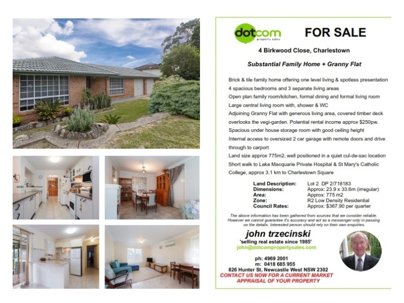 4 Birkwood Close, Charlestown NSW 2290